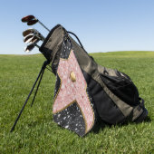 Hollywood Walk of Fame Square Onderzetter Golfhanddoek (Groen)