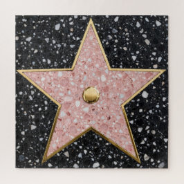 Hollywood Walk of Fame Square Onderzetter Legpuzzel