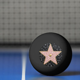 Hollywood Walk of Fame Square Onderzetter Pingpongbal