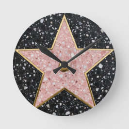 Hollywood Walk of Fame Square Onderzetter Ronde Klok