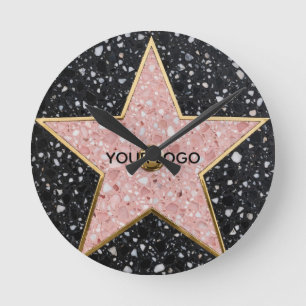 Hollywood Walk of Fame Square Onderzetter Ronde Klok