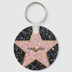 Hollywood Walk of Fame Square Onderzetter Sleutelhanger