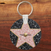 Hollywood Walk of Fame Square Onderzetter Sleutelhanger (Achterkant)