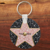 Hollywood Walk of Fame Square Onderzetter Sleutelhanger (Voorkant)