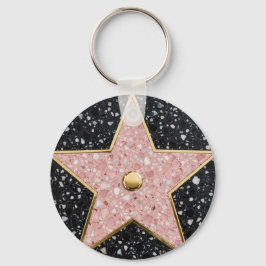 Hollywood Walk of Fame Square Onderzetter Sleutelhanger