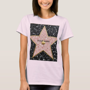 Hollywood Walk of Fame Square Onderzetter T-shirt