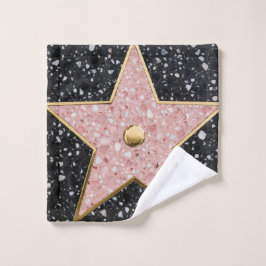 Hollywood Walk of Fame Vierkante Onderzetter Washandje