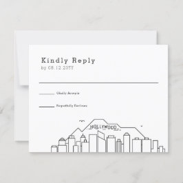 Hollywood Wedding | Stijlvolle Skyline RSVP
