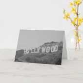 Hollywood Wenskaart Kaart (Gele Bloem)
