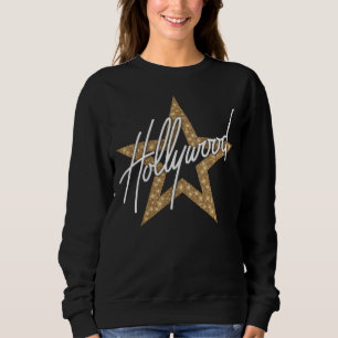 Hollywood White Hand Script met ster Trui