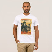 Hollywoodadvocaat Roswell Aliens 1950's Retro T-shirt (Voorkant volledig)