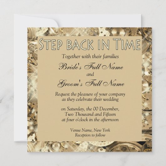 Hollywoodfeest Kaart (Achterkant)