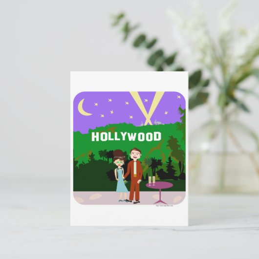 HollywoodRomance Briefkaart (Staand voorkant)