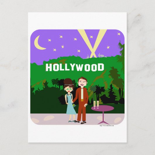 HollywoodRomance Briefkaart (Voorkant)
