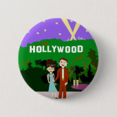 HollywoodRomance Ronde Button 5,7 Cm (Voorkant)