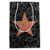 Hollywoodster gepersonaliseerd medium cadeauzakje (Voorkant)