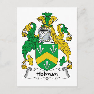 Holman Family Crest Briefkaart