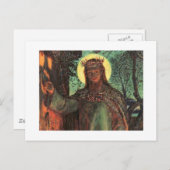 Holman Hunt licht van de wereld Briefkaart (Voorkant / Achterkant)