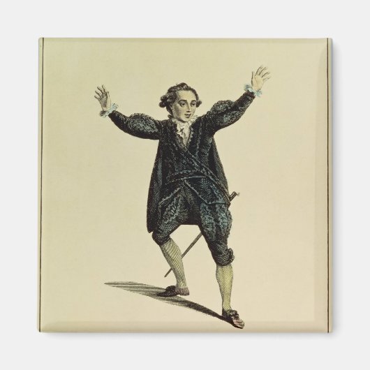 Holman in het Karakter van Romeo, pub. 1784 Magneet (Voorkant)