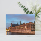 Holmens Church Kopenhagen Denemarken Kaart (Staand voorkant)