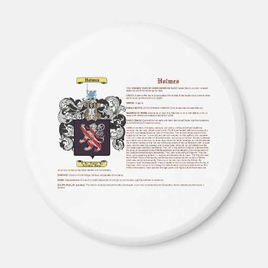 Holmes (engels(betekenis)) magneet (Voorkant)