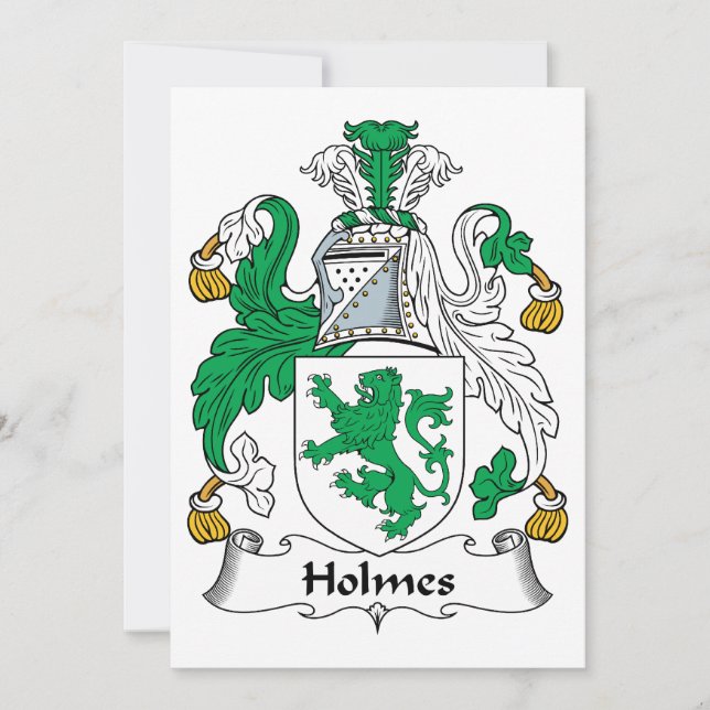 Holmes Family Crest (Voorkant)