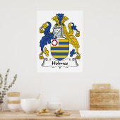 Holmes Family Crest Poster (Keuken)