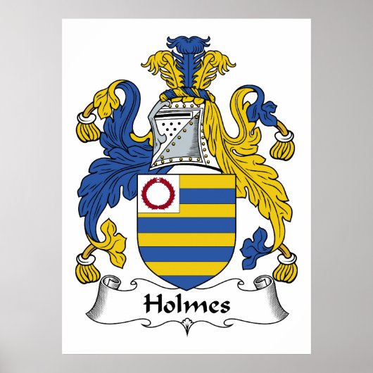 Holmes Family Crest Poster (Voorkant)