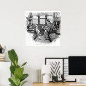 Holmes gaf me een schets van de gebeurtenissen poster (Thuiskantoor)