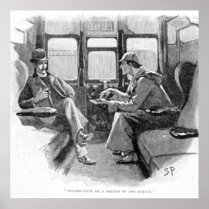 Holmes gaf me een schets van de gebeurtenissen poster