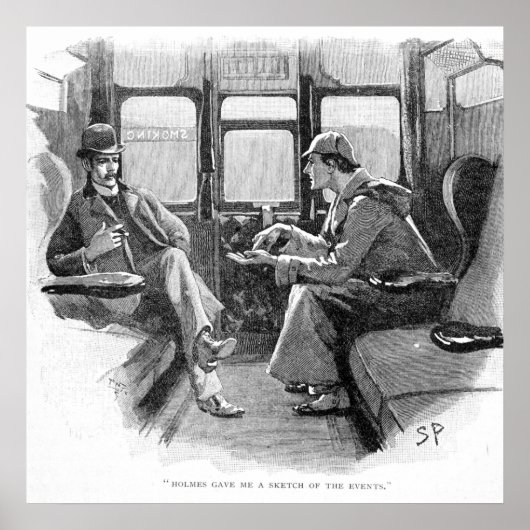 Holmes gaf me een schets van de gebeurtenissen poster (Voorkant)