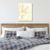 Holmes' Hole, Tarpaulin Cove Canvas Afdruk (Insitu (Slaapkamer))