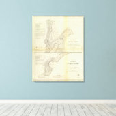 Holmes' Hole, Tarpaulin Cove Canvas Afdruk (Insitu (Houten vloer))