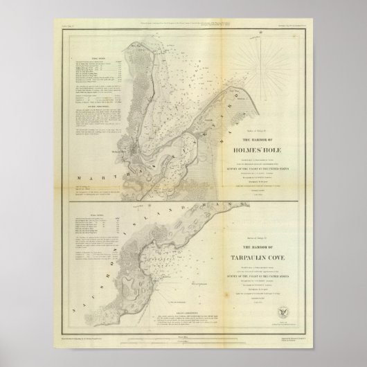 Holmes' Hole, Tarpaulin Cove Poster (Voorkant)