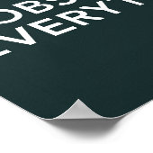 Holmes houden kalm en alles waarnemen poster (Hoek)