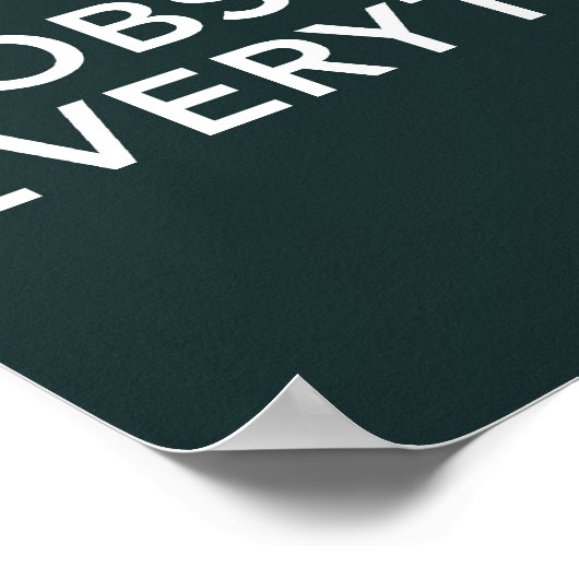 Holmes houden kalm en alles waarnemen poster (Hoek)