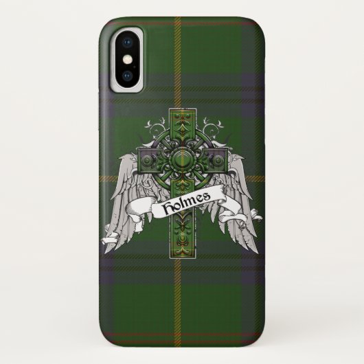 Holmes Tartan Cross Case-Mate iPhone Case (Achterkant)