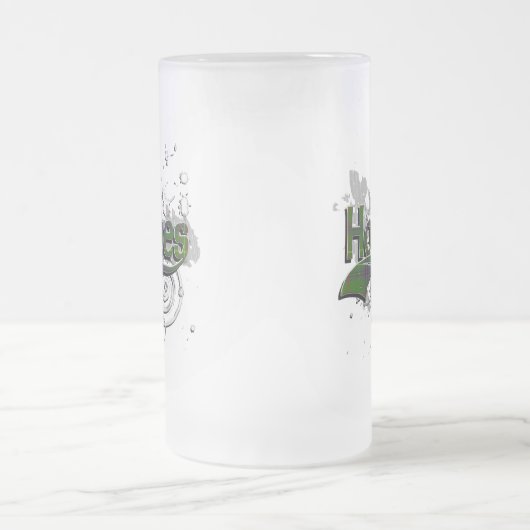 Holmes Tartan Grunge Matglas Bierpul (Center)