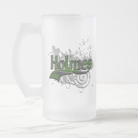Holmes Tartan Grunge Matglas Bierpul (Links)