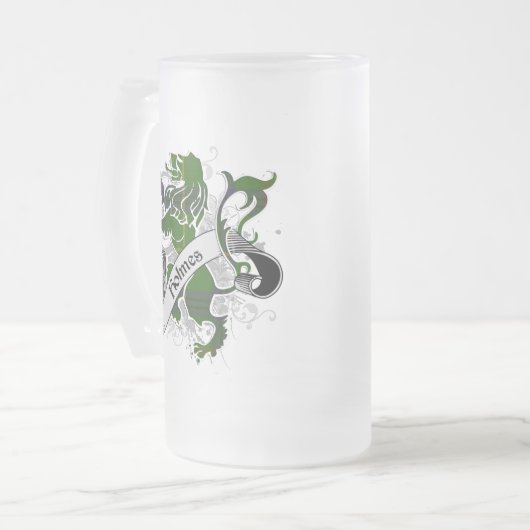 Holmes Tartan Lion Matglas Bierpul (Voorkant links)