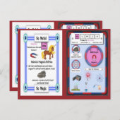 Holmia - Holmium Horn Unicorn Kaart (Voorkant / Achterkant)