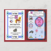 Holmia - Holmium Horn Unicorn Kaart (Achterkant)