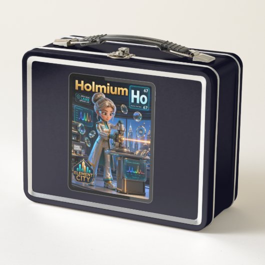 Holmium (Ho) – Atoom | ATOMIVRA™ Collectie (Voorkant)