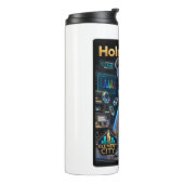 Holmium (Ho) – Atoom | ATOMIVRA™ Collectie Thermosbeker (Gedraaid links)
