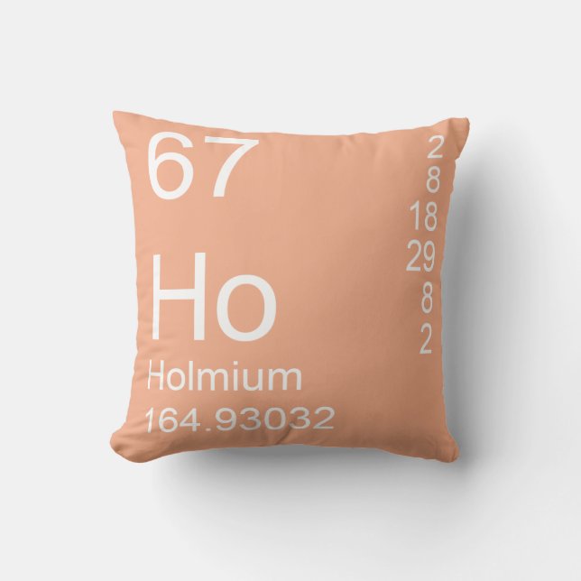 Holmium Kussen (Voorkant)