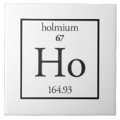 Holmium Tegeltje (Voorkant)