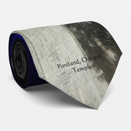Holness to the Lord - Portland Oregon Temple Stropdas (Opgerold)