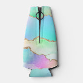 Holo Agate | Faux Iriscent Pastel Ombre Marmer Flesjeskoeler (Achterkant)