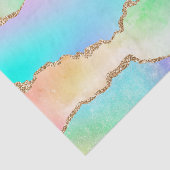 Holo Agate | Faux Iriscent Pastel Ombre Marmer Tissuepapier (Detail)