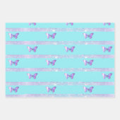  Holo B'fly Wrap Paper Flat Sheet Set van 3 (Voorkant)